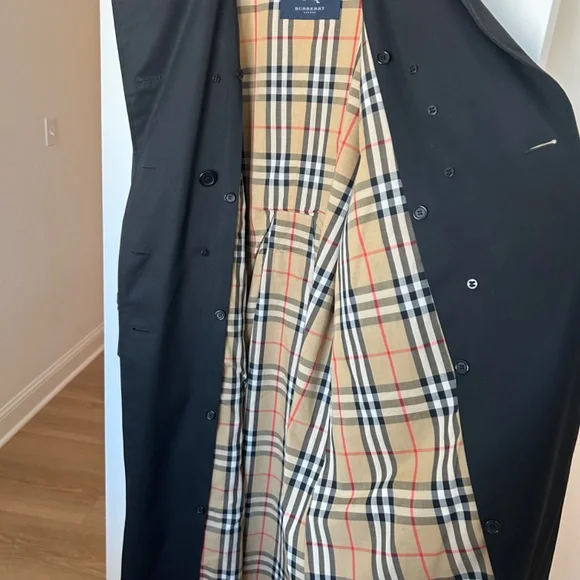 Black Burberry Trench Coat